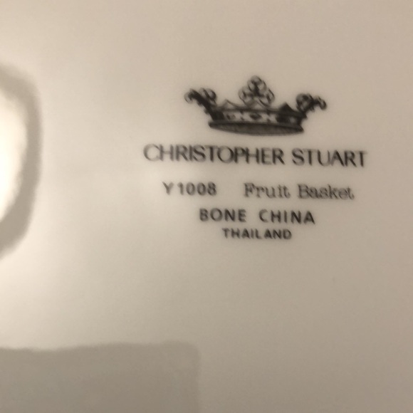 Christopher Stuart New in Bone China cake/Cheese plate large - Picture 8 of 8